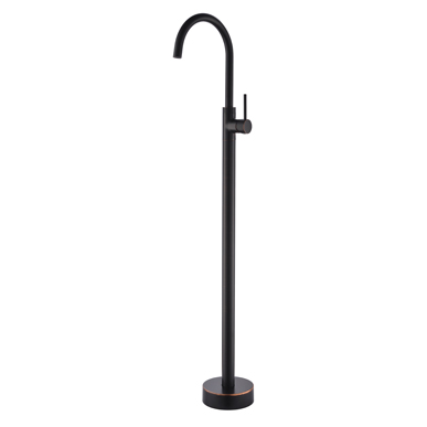 Round Floor Standing Basin Mixer