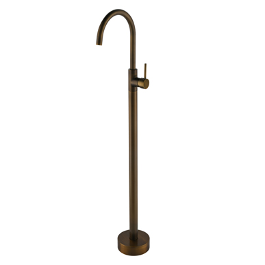 Round Floor Standing Basin Mixer