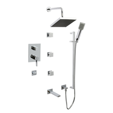 4-Way Spa System with Multi-Directional Water Flow