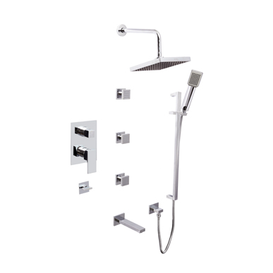 4-Way Spa System with Multi-Directional Water Flow