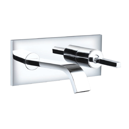 Joystick Wall Mounted Basin Mixer