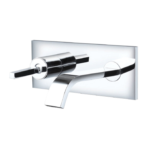 Joystick Wall Mounted Basin Mixer