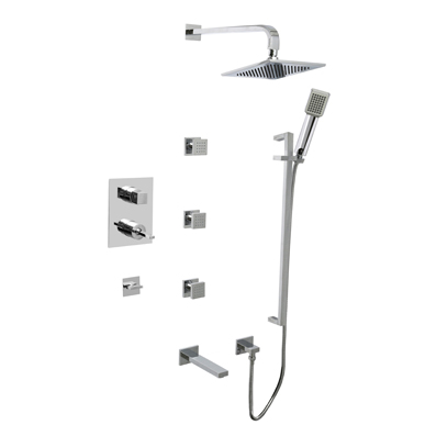 Joystick 4 - Way Spa System with Multi-Directional Water Flow
