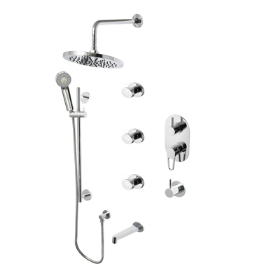 4-Way Spa System with Multi-Directional Water Flow