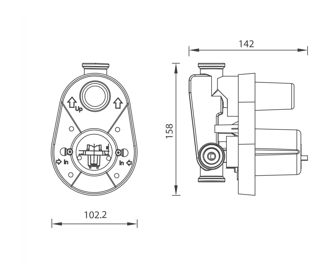 Diverter Concealed Body - Image 2