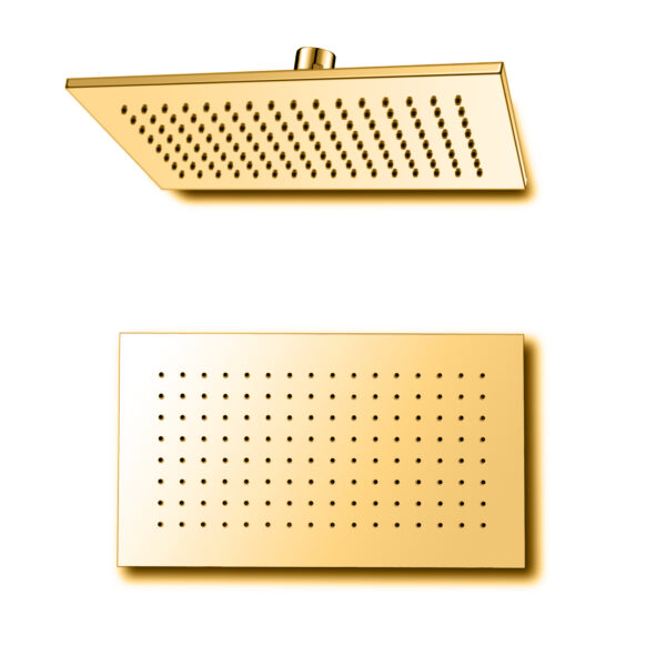 8" Square Rain Drop Shower